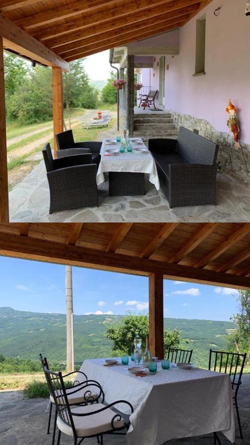 La Casa Sulla Collina Villa Varsi Bagian luar foto